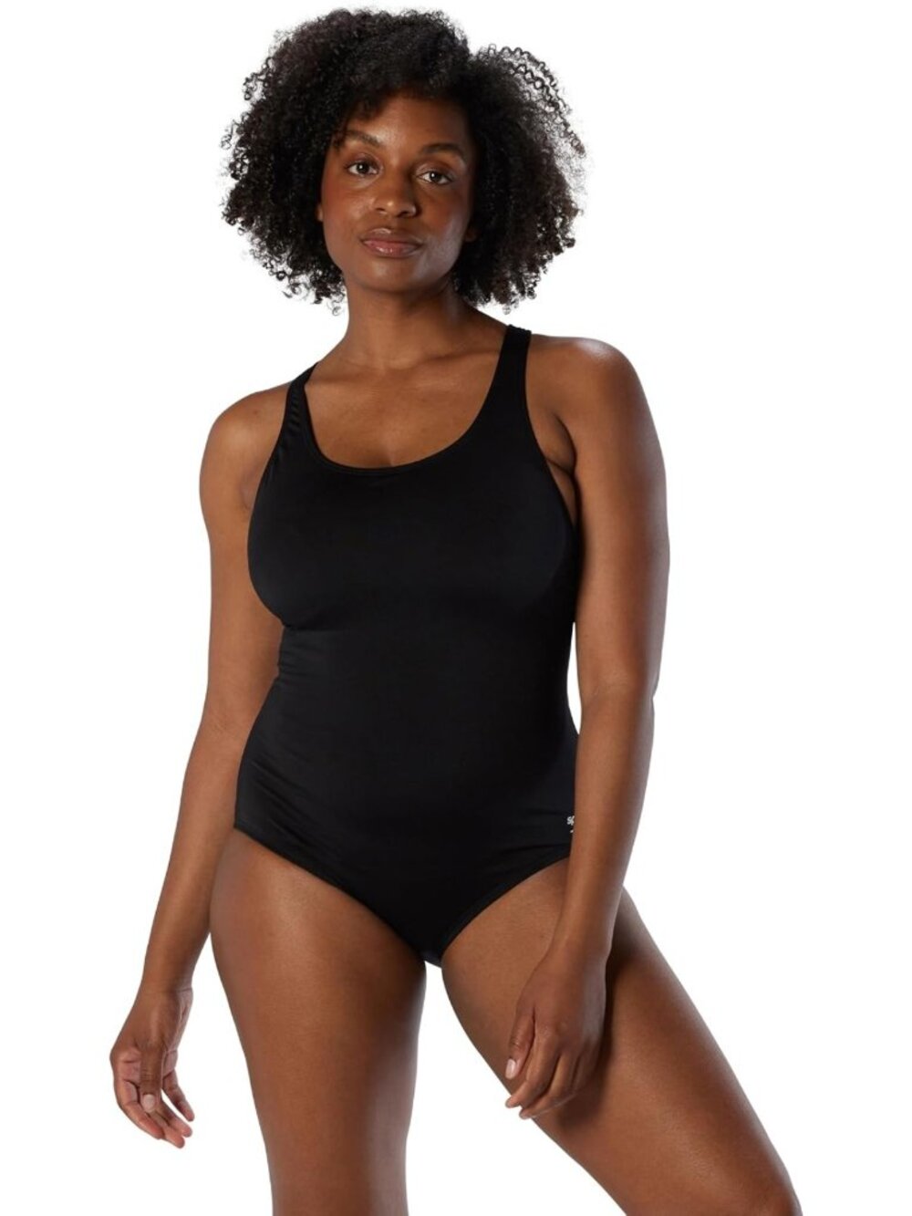 Stylish Women's One Piece Swimsuit - Endurance Ultraback, Solid Color